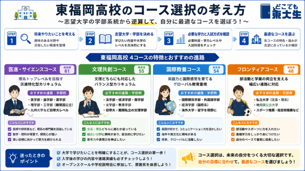 東福岡高校の偏差値と進学実績の関係